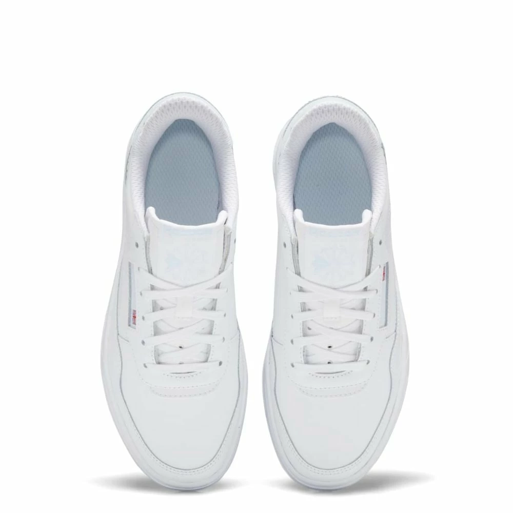 Reebok Women's Court Peak In Ftwr White/Glass Blue/Rbbr White 4 Reebok Women's Court Peak In Ftwr White/Glass Blue/Rbbr White - Image 2