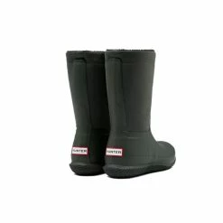 Hunter Women's Original Insulated Roll Top Sherpa Boots In Dark Olive -Shoe Shop ht wft2052nre dov 1041 4 1100x