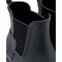 Hunter Women's Refined Slim Fit Chelsea In Black -Shoe Shop hunter 5 1100x