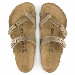 Birkenstock Women's Mayari Oiled Leather In Tobacco Brown -Shoe Shop m a mayari 1011433 3 1100x