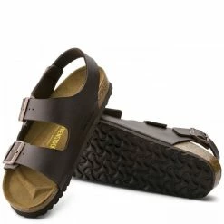 Birkenstock Milano Birko-Flor In Dark Brown -Shoe Shop m i milano 34703 2 1100x