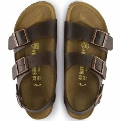 Birkenstock Milano Birko-Flor In Dark Brown -Shoe Shop m i milano 34703 3 1100x