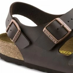 Birkenstock Milano Birko-Flor In Dark Brown -Shoe Shop m i milano 34703 6 1100x