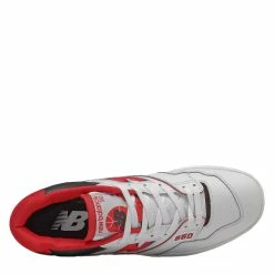 New Balance Men's 550 In White With Team Red -Shoe Shop nb bb550se1 1596 3 1100x