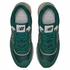 New Balance 574 In Green With Silver -Shoe Shop nb u574lgnw 1590 3 1100x