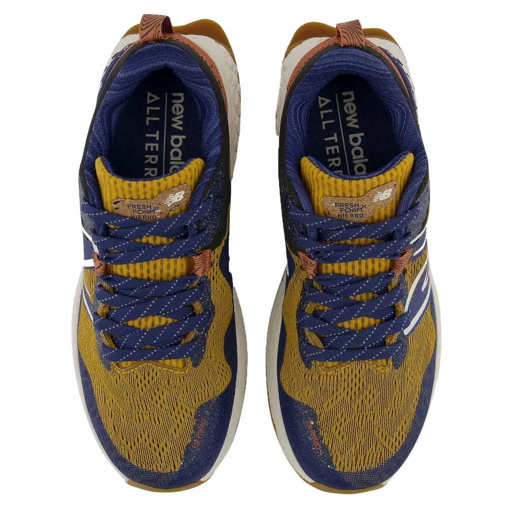 New Balance Women's Fresh Foam X Hierro V7 In Golden Hour With Moon Shadow And Red Clay 5 New Balance Women's Fresh Foam X Hierro V7 In Golden Hour With Moon Shadow And Red Clay - Image 3