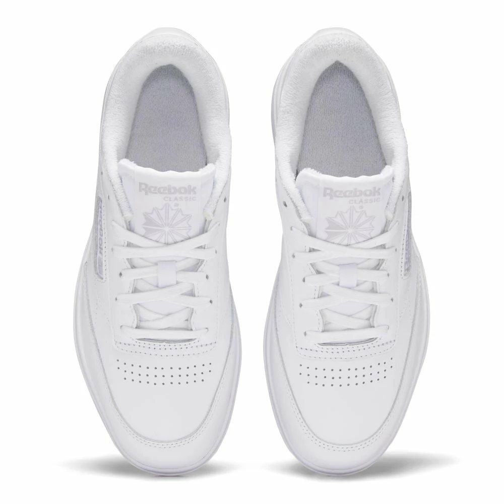 Reebok Women's Club C Double In Ftwr White/Ftwr White/Cold Grey 2 5 Reebok Women's Club C Double In Ftwr White/Ftwr White/Cold Grey 2 - Image 3