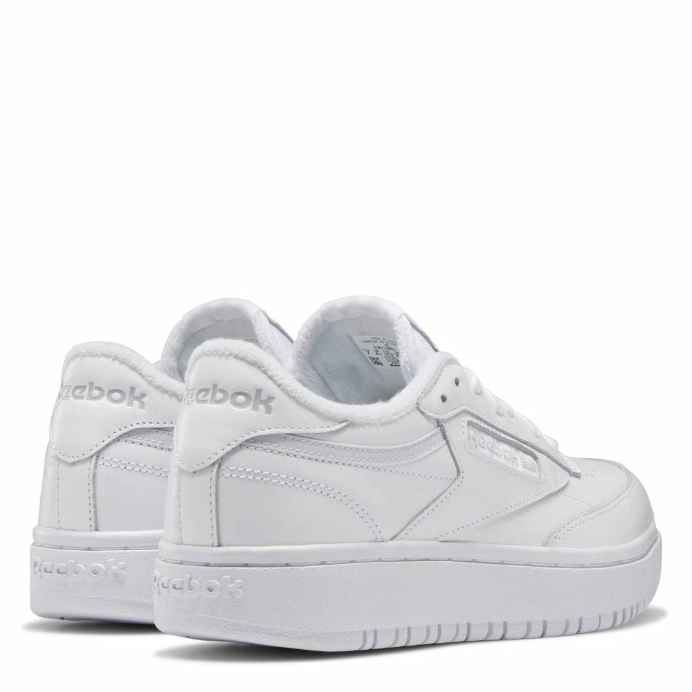 Reebok Women's Club C Double In Ftwr White/Ftwr White/Cold Grey 2 6 Reebok Women's Club C Double In Ftwr White/Ftwr White/Cold Grey 2 - Image 4