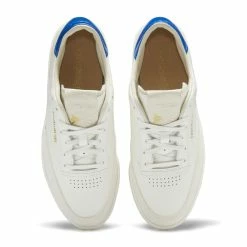 Reebok Women's Club C Clean In Chalk/Chalk/Vector Blue -Shoe Shop rb gy1384 1115 3 1100x
