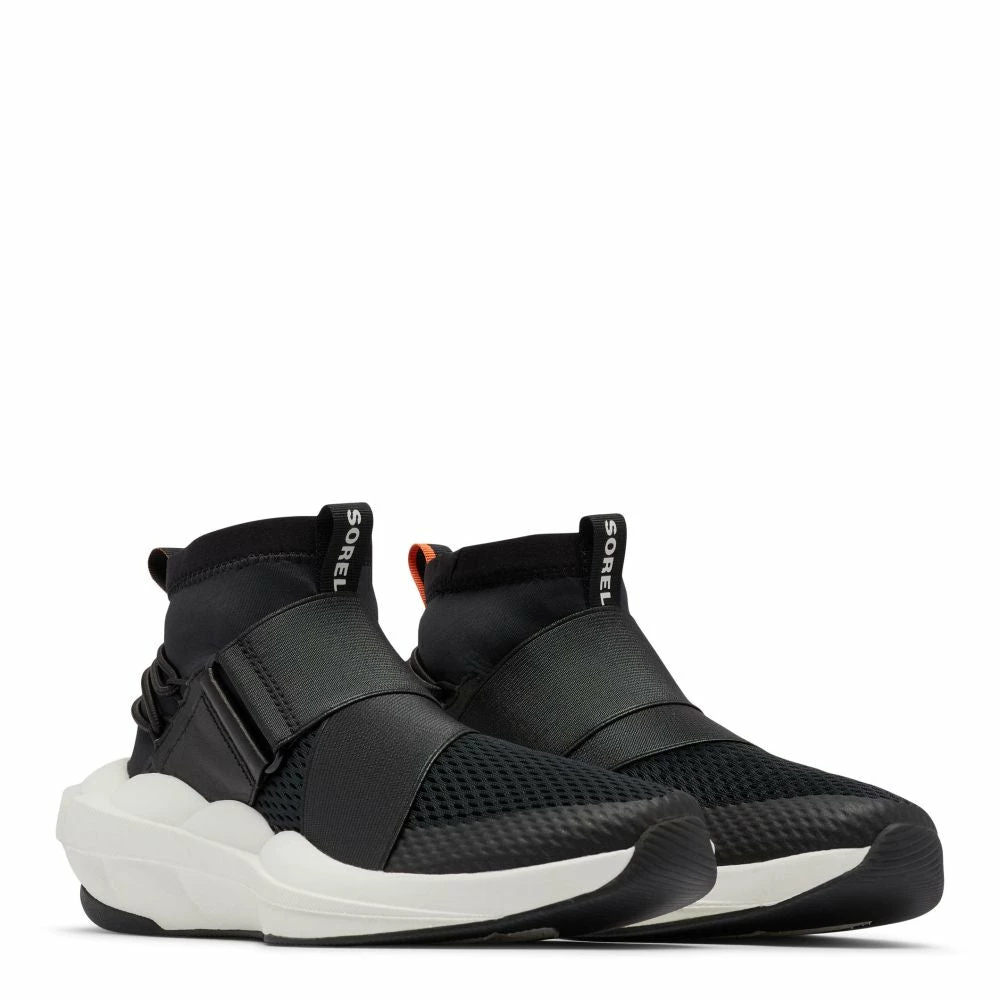 Sorel Women's Explorer Defy Mid In Black/Sea Salt 4 Sorel Women's Explorer Defy Mid In Black/Sea Salt - Image 2