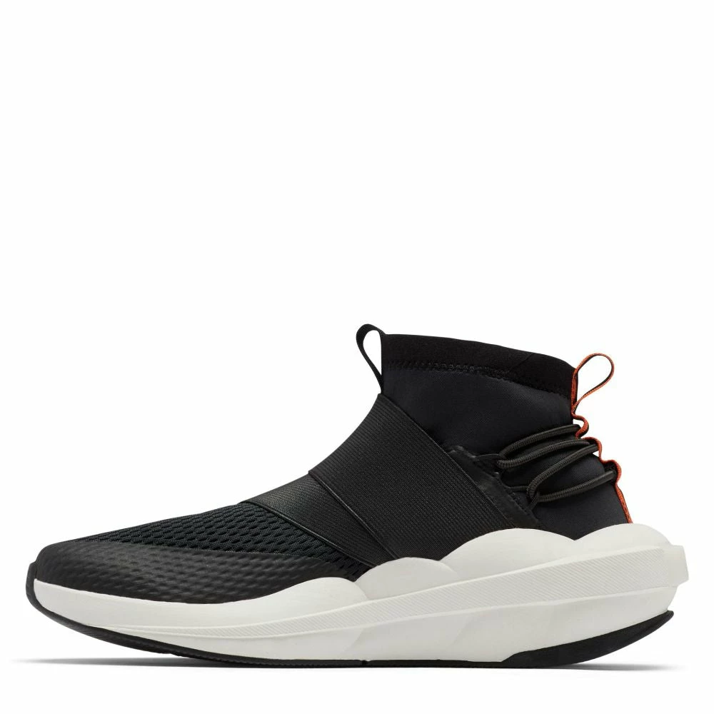 Sorel Women's Explorer Defy Mid In Black/Sea Salt 5 Sorel Women's Explorer Defy Mid In Black/Sea Salt - Image 3