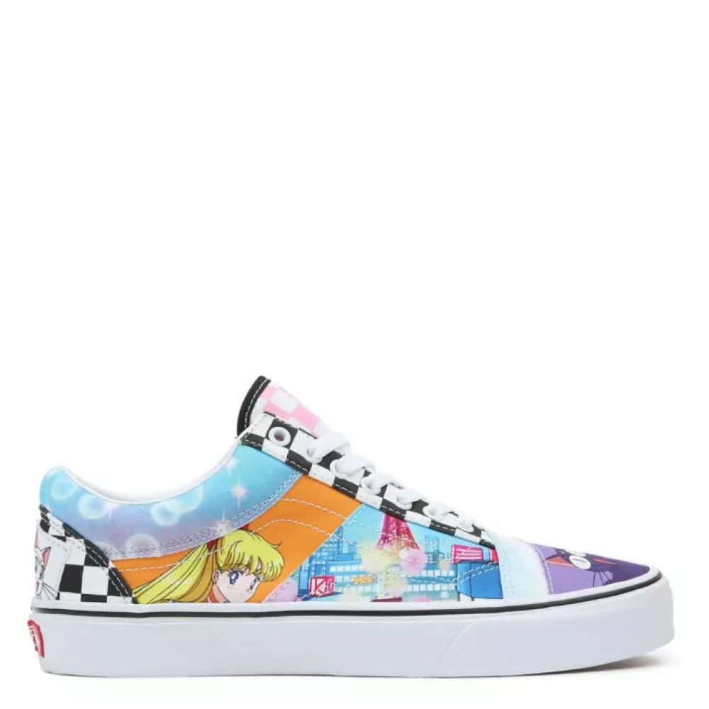 Vans X Pretty Guardian Sailor Moon Old Skool Patchwork In Multicolour 4 Vans X Pretty Guardian Sailor Moon Old Skool Patchwork In Multicolour - Image 2