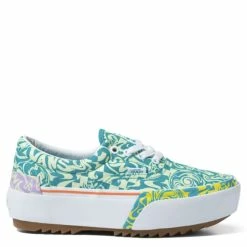 Shoe Shop 23 Vans Women's Era Stacked In Wavy Daze Tile Blue