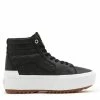 Vans Women's Emboss Check Sk8-Hi Stacked In Black/True White 1 Vans Women's Emboss Check Sk8-Hi Stacked In Black/True White -Shoe Shop vn 0a4btwa5s 4172 1 1100x
