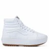Vans Women's Sk8-Hi Canvas Stacked In True White