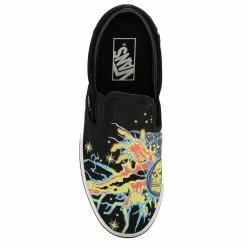 Vans Men's Glow Wizard Classic Slip-On In Black/White -Shoe Shop vn 0a7q5dbzw 4302 3 1100x