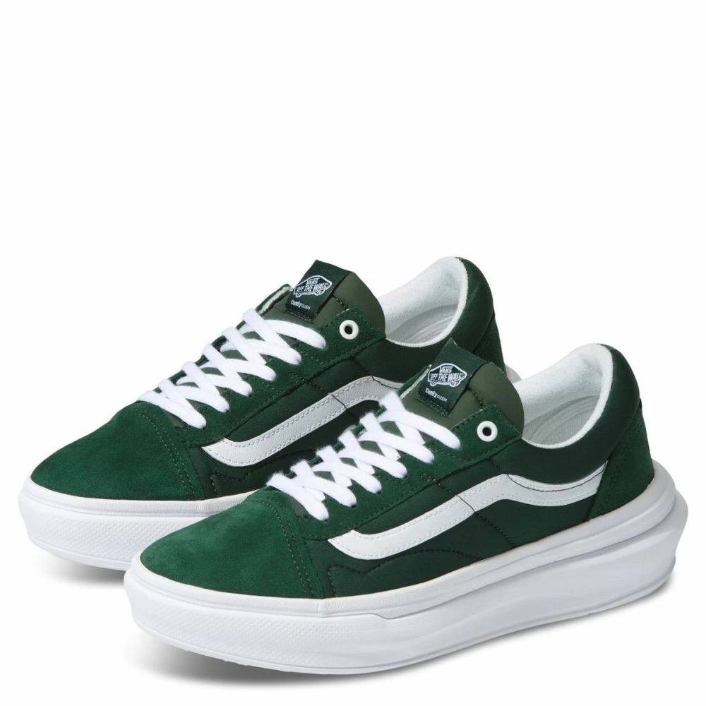 Vans Old Skool Over In Dark Green/White 4 Vans Old Skool Over In Dark Green/White - Image 2