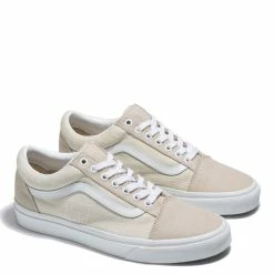 Vans Summer Linen Old Skool In Natural -Shoe Shop vn0007ntntr alt1 1100x