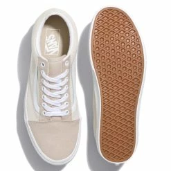 Vans Summer Linen Old Skool In Natural -Shoe Shop vn0007ntntr alt2 1100x