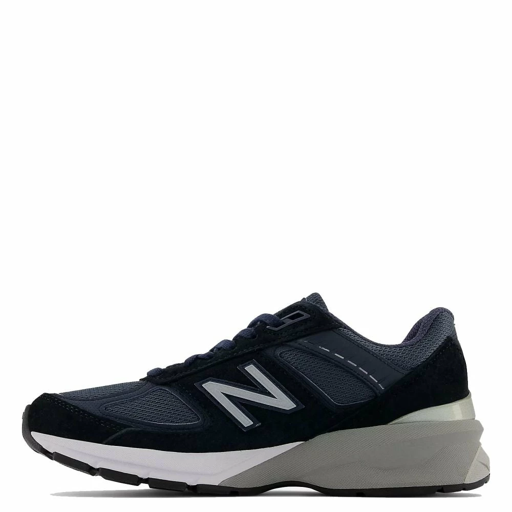 New Balance Women's Made In US 990v5 In Navy With Silver 5 New Balance Women's Made In US 990v5 In Navy With Silver - Image 3