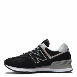 New Balance Women's 574v3 In Black With White -Shoe Shop wl574evb 3 1100x